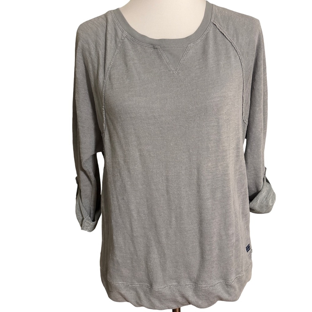 Tommy Hilfiger Sport Gray Women's Sweater Light Shimmer